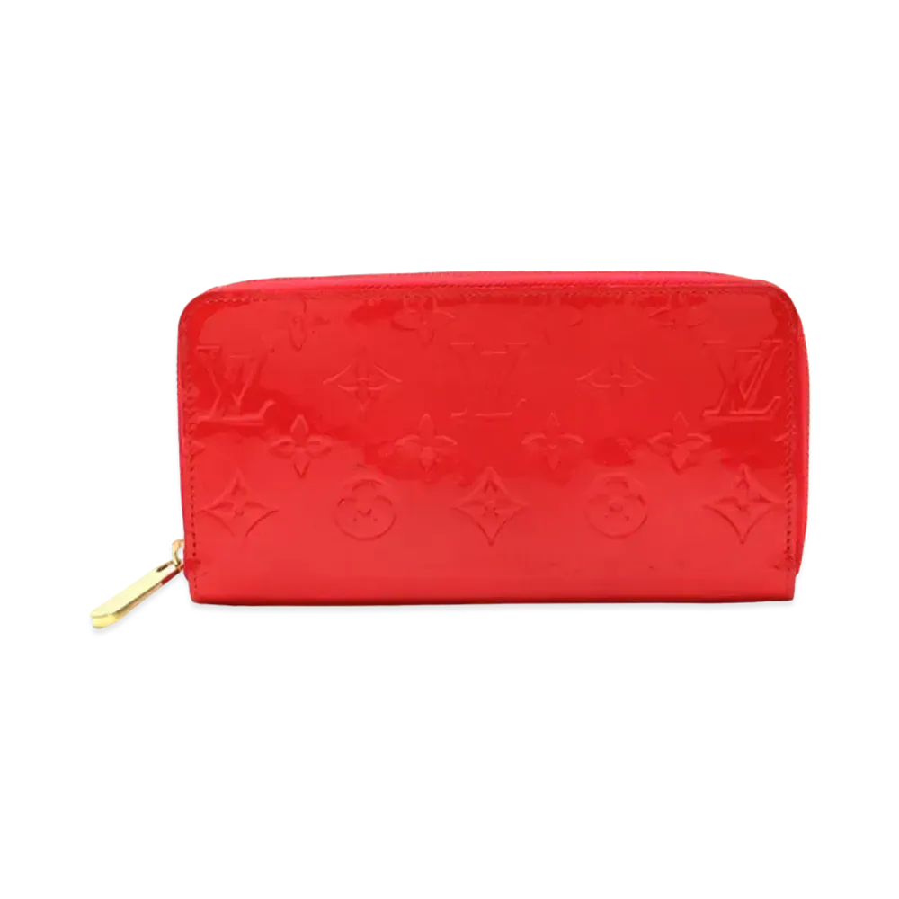 Louis Vuitton Zippy Wallet Monogram Vernis "Cerise"