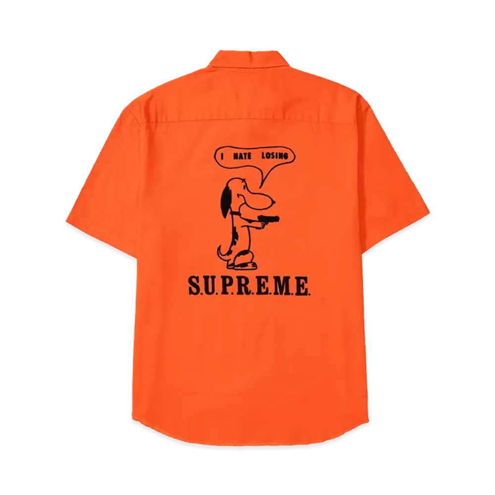 Supreme Dog S/S Work Shirt "Orange"