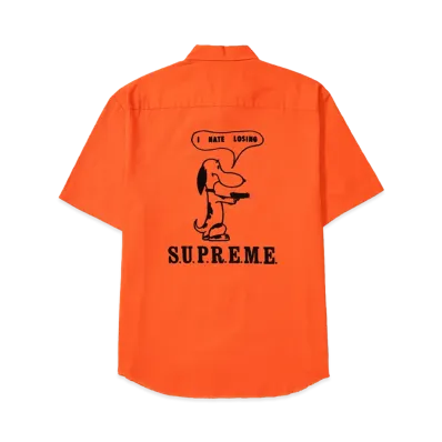 Supreme Dog S/S Work Shirt "Orange"