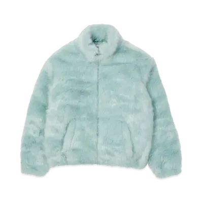 PALACE FAUX FUR JACKET "Icey Blue"