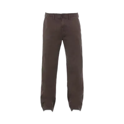 Stone Island 315L1 STRETCH BROKEN TWILL COTTON_'OLD' EFFECT_REGULAR FIT "Dark Brown"