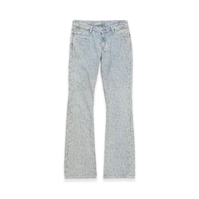 Acne Studios Slim Fit Jeans 2005 Monogram "Blue/Beige"