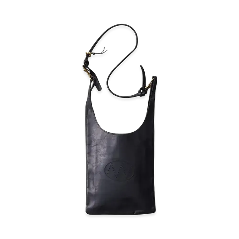 NICENESS H.R.Lowe NN Shoulder Bag / Regular Size - Oiled Horse Leather "Black"