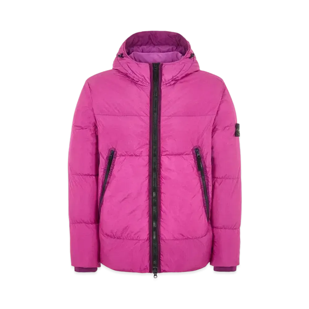 Stone Island 40123 GARMENT DYED CRINKLE REPS NY DOWN-TC "Magenta"