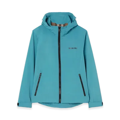 Burberry Hooded Jacket "Peacock Turquoise"
