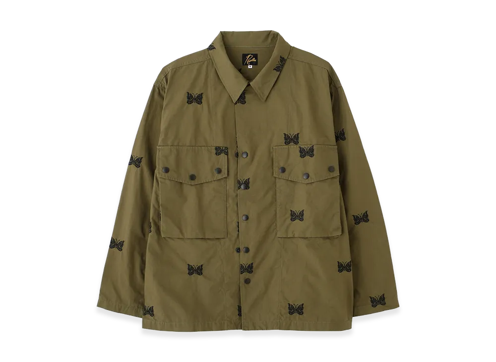 NEEDLES x BEAVER Field Jacket - Cotton Ripstop "Olive"