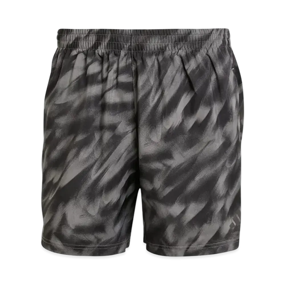 adidas Own The Run All-Over Print Shorts "Grey Four/Black"