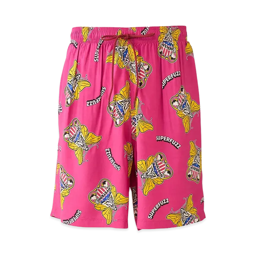 HYSTERIC GLAMOUR Levitated Girl Easy Shorts "Other Pink"