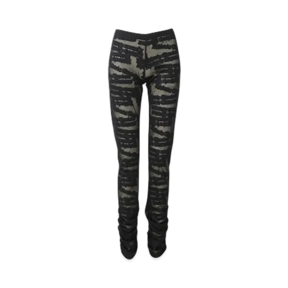 HYSTERIC GLAMOUR Type Logo Jacquard Leggings "Black"