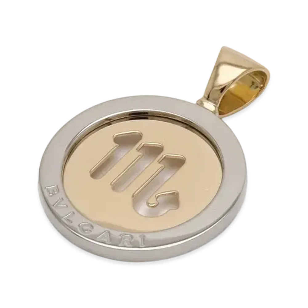 BVLGARI Tondo Scorpio Pendant Top "Yellow Gold"