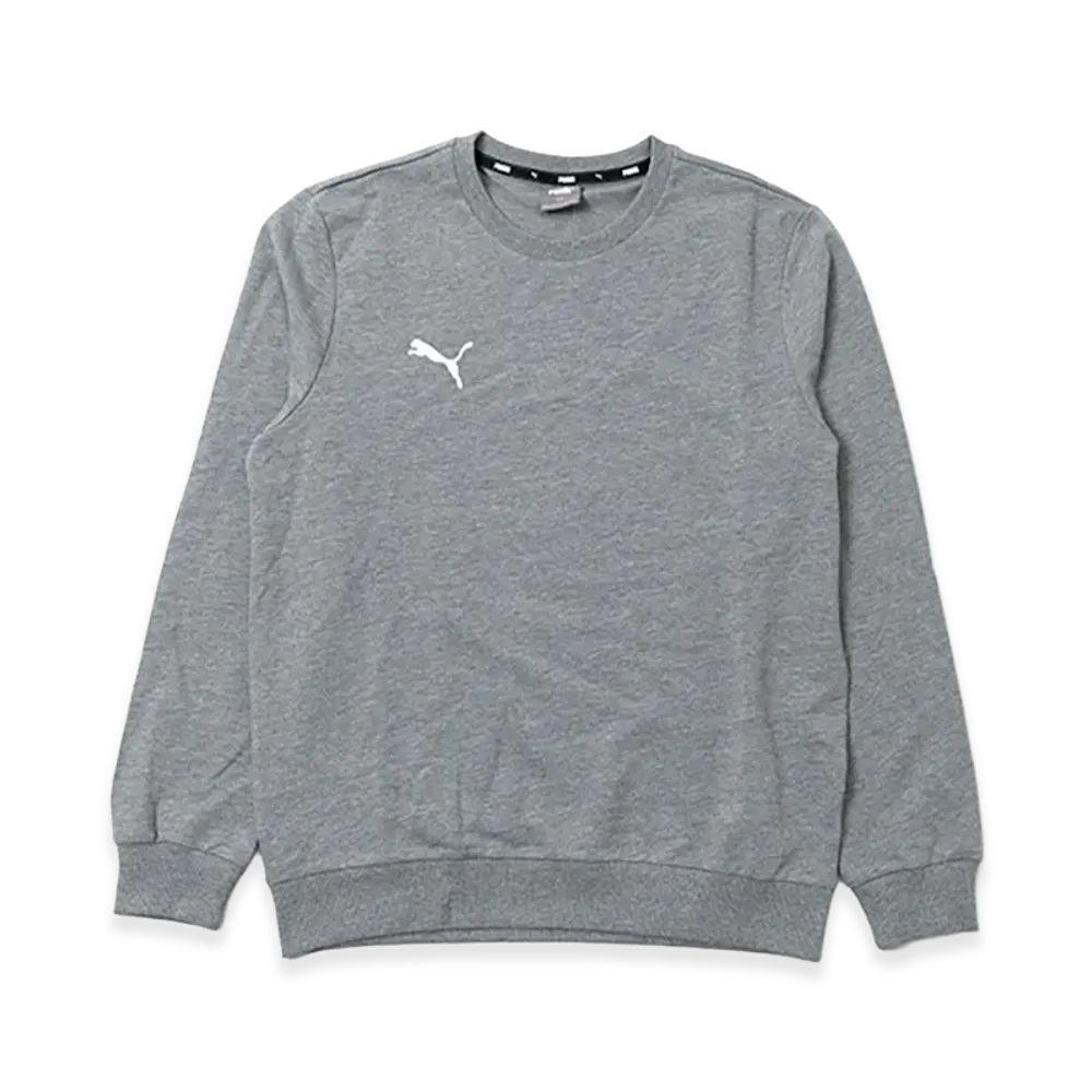 PUMA teamGOAL Casual Crew Neck Sweat "Medium Gray Heather"