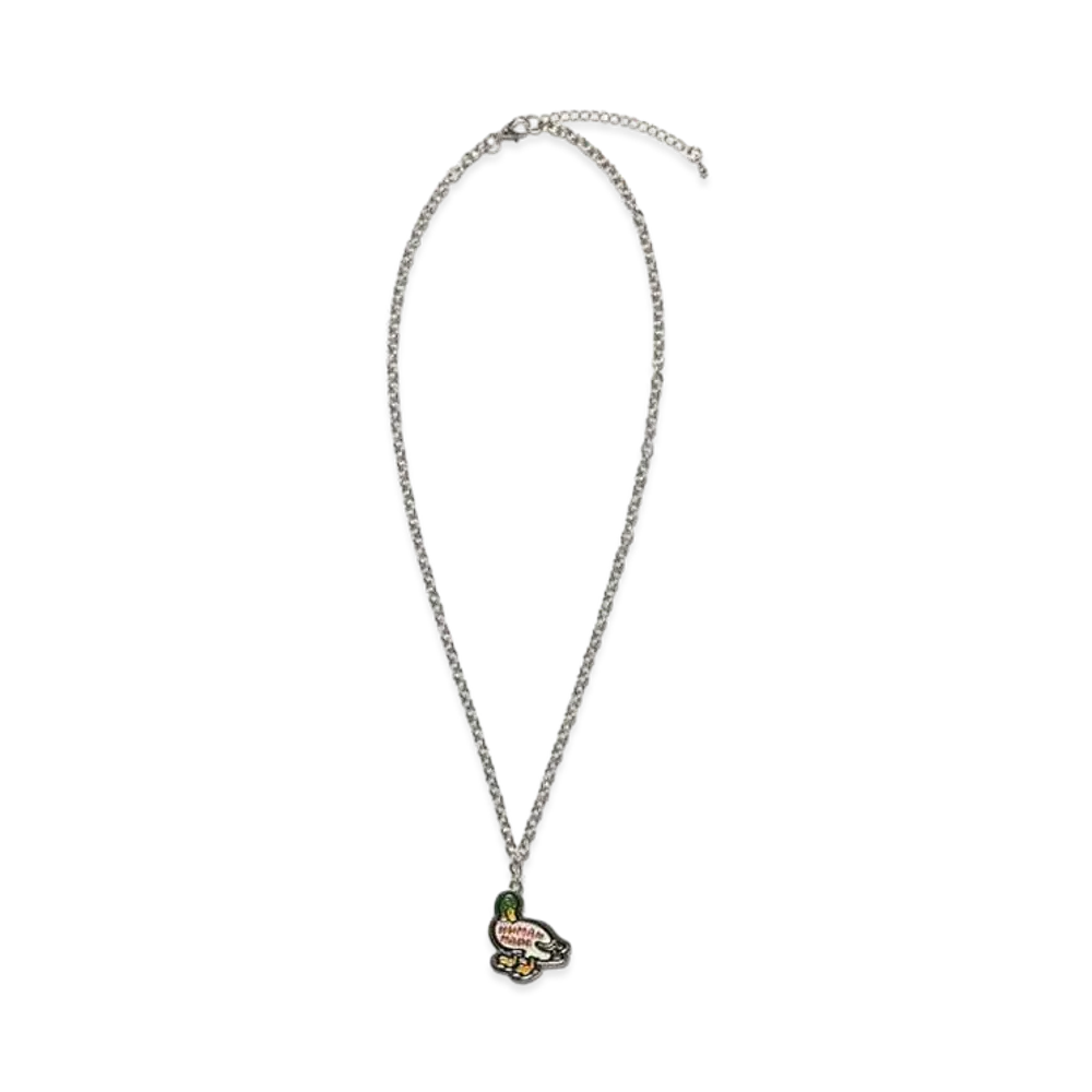 HUMAN MADE DUCK NECKLACE "Silver"