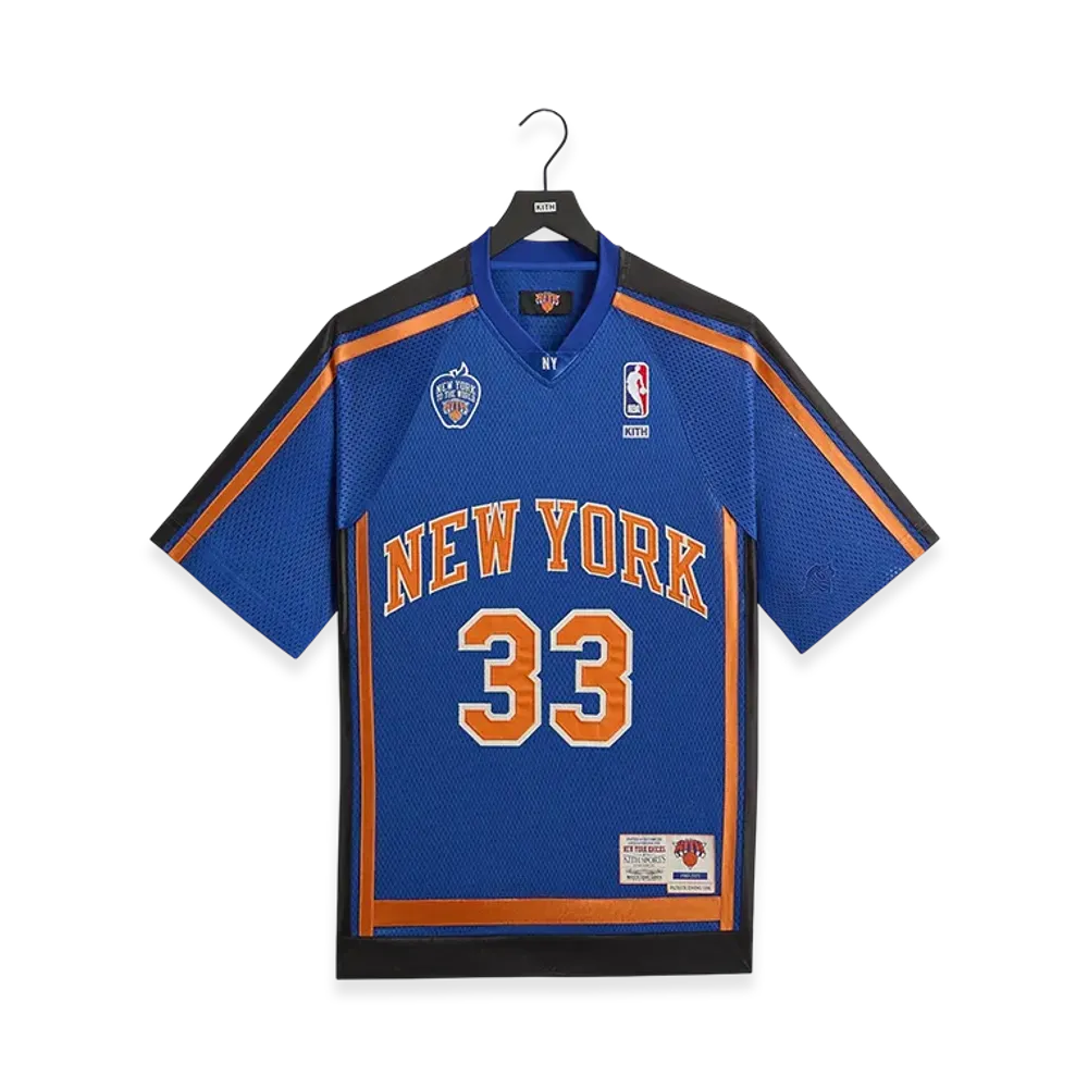 Kith x the New York Knicks Patrick Ewing Mesh Shirt "Current"