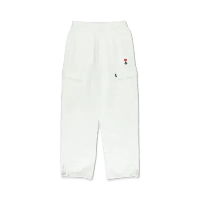 WIND AND SEA Heart & Spade Sweat Cargo Pants "White"