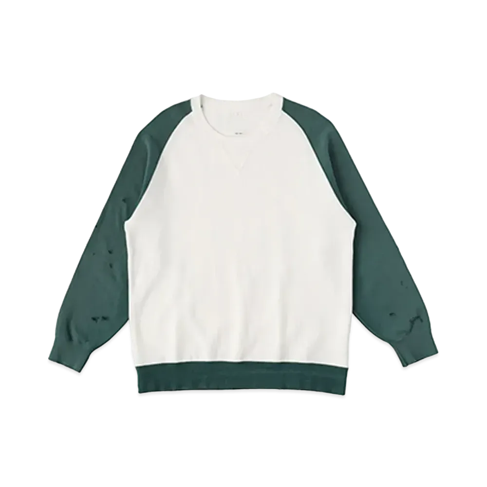 VISVIM JUMBO SWEAT L/S CRASH "White"