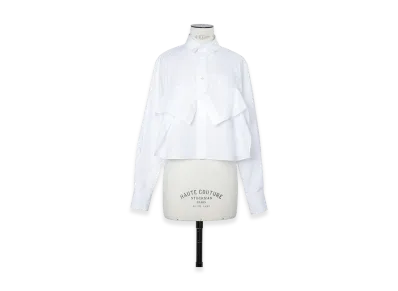 sacai Women's Poplin Shirt "Off White"