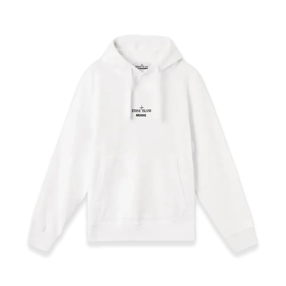 Stone Island 6100039 Cotton Fleece "White"
