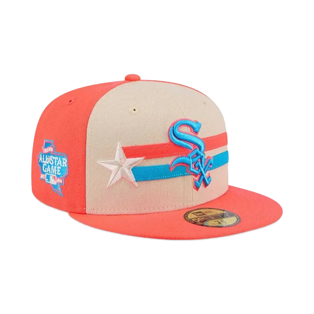 NEW ERA 59Fifty On-Field 2024 MLB All-star Game Chicago White Sox "Coral Pink"