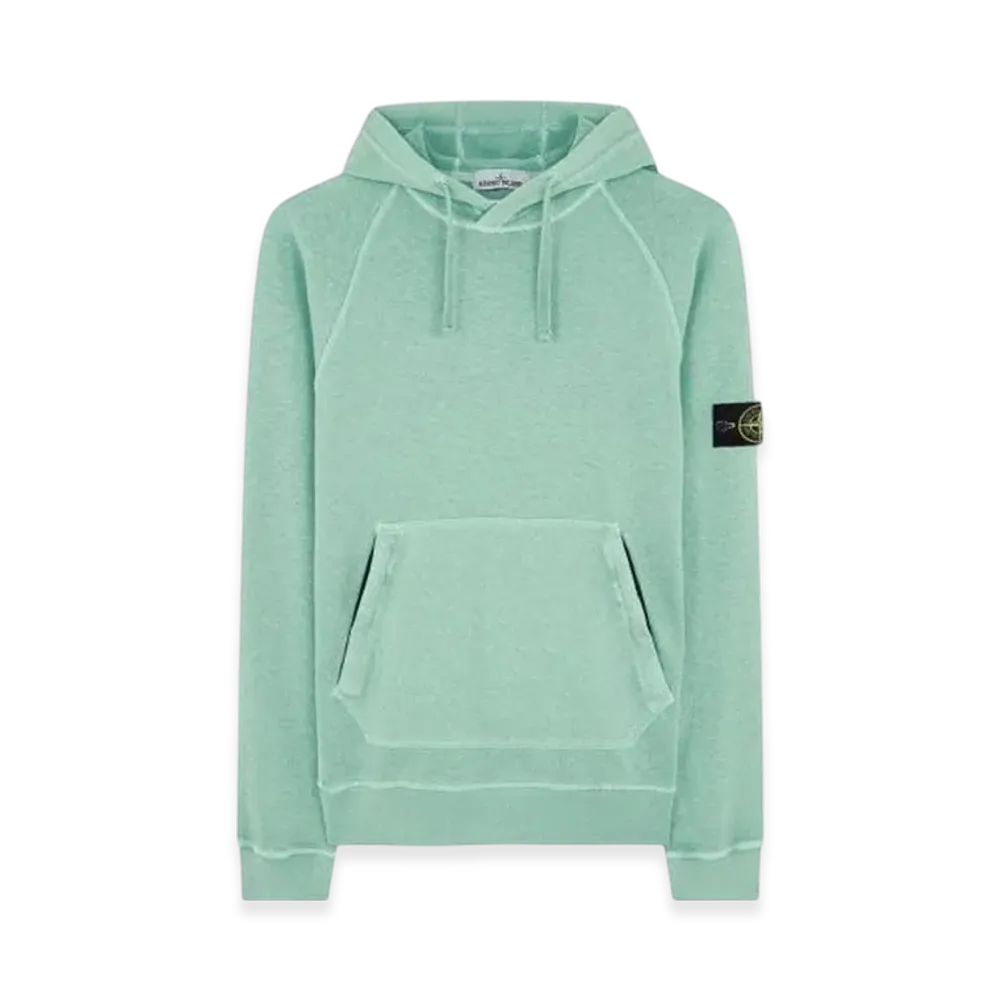 Stone Island 63860 Cotton Hooded Sweatshirt - 21SS "Aqua"