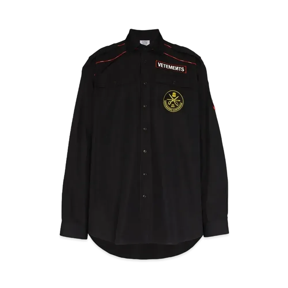 VETEMENTS Graphic Shirt "Black"