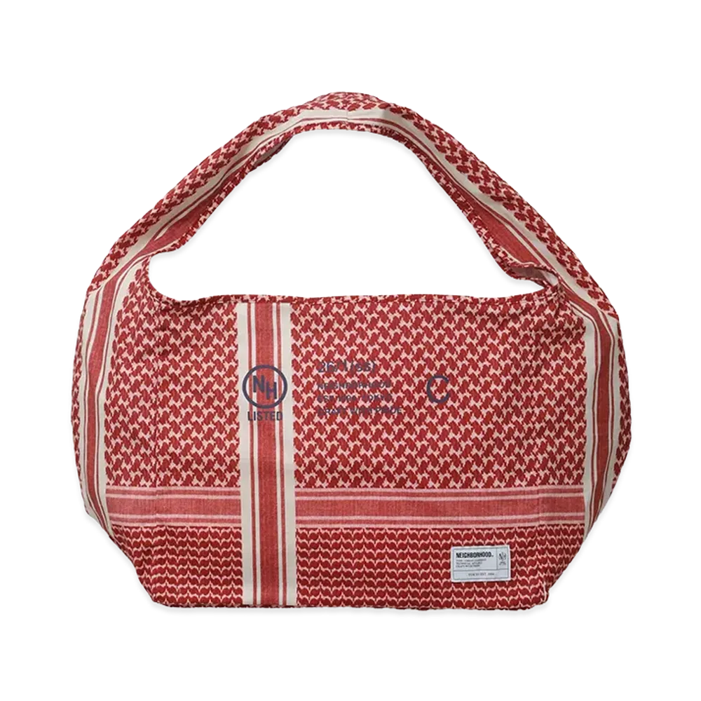 NEIGHBORHOOD Shemagh Newspaper Bag "Red"