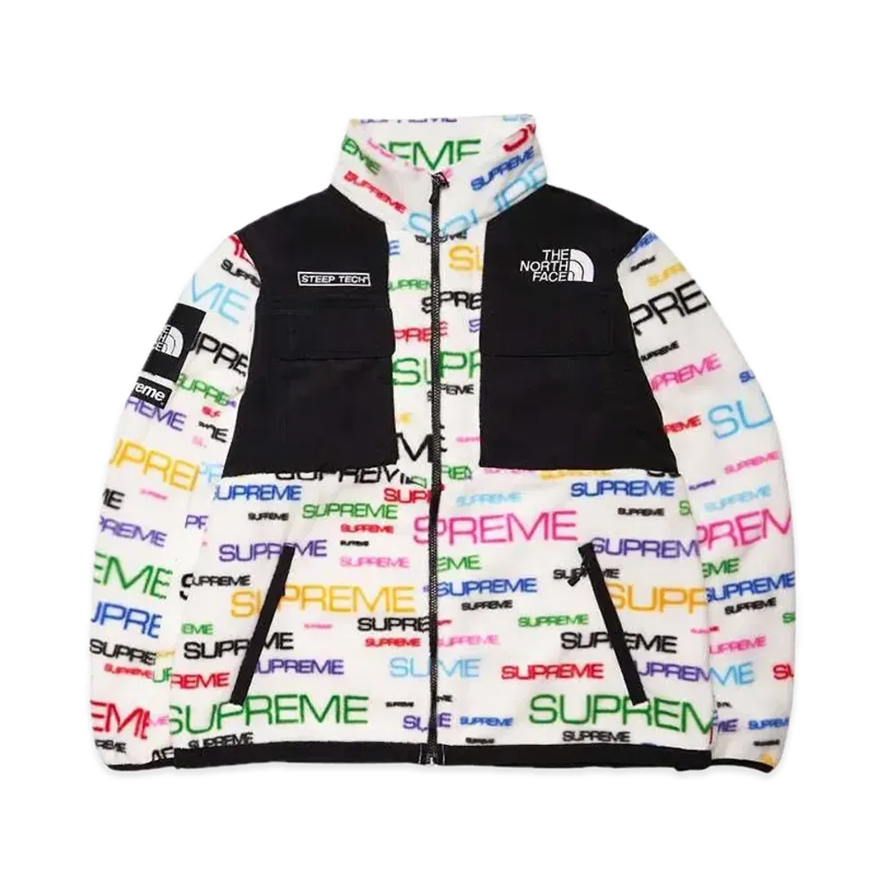 Supreme x The North Face Steep Tech Fleece Jacket "White"