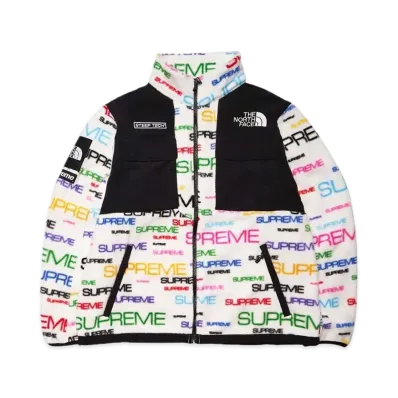 Supreme x The North Face Steep Tech Fleece Jacket "White"
