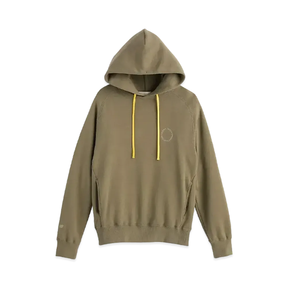 New Balance Uni-ssentials by TDS Cotton Cordura French Terry Hoodie "Olive"