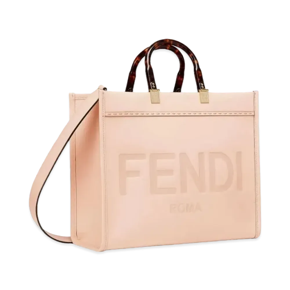FENDI Fendi Sunshine Medium Leather Shopper "Pink"
