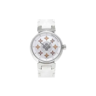 Louis Vuitton Tambour Blanc Shell 34mm "Blanc"