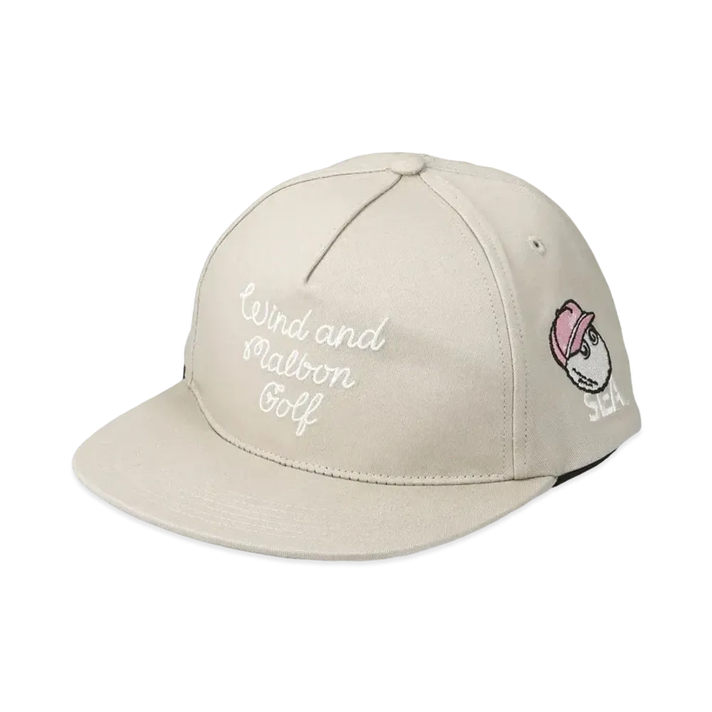 WIND AND SEA MALBON X WDS SNAP BACK CAP "Beige"