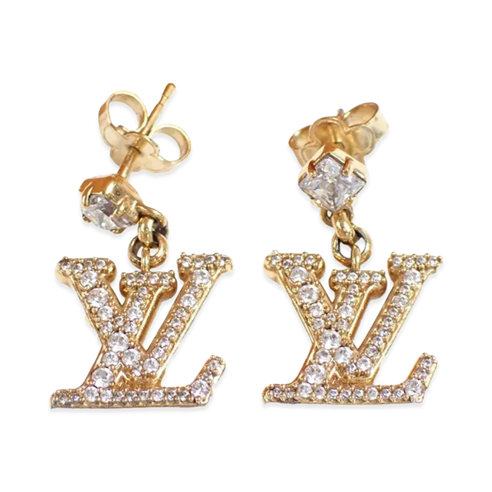Louis Vuitton Earring Lady LV "Gold"