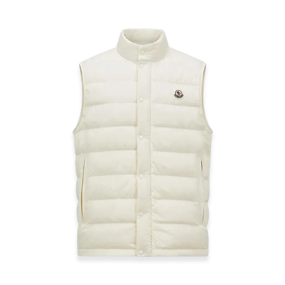 MONCLER Barthe Down Gilet "White"