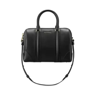GIVENCHY Lucrezia Leather 2Way Boston Bag "Black"