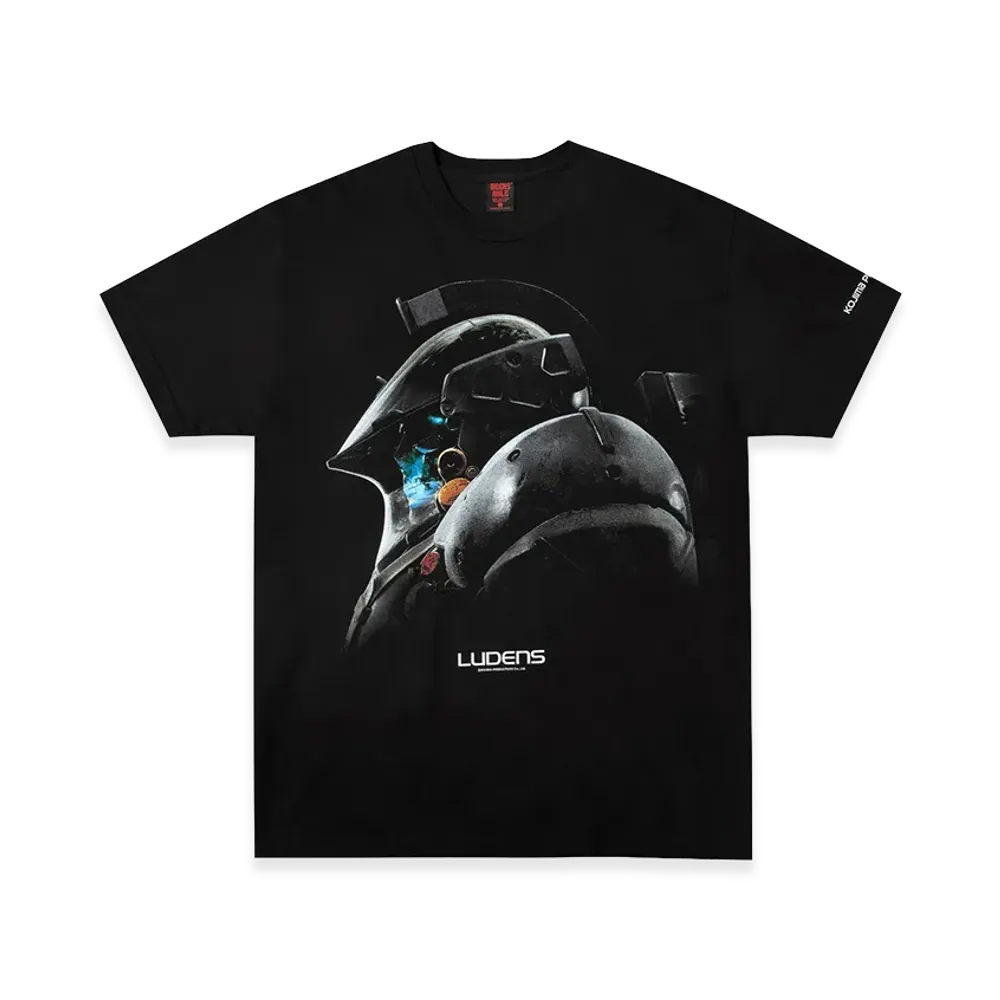 Geeks Rule x KOJIMA PRODUCTIONS Ludens Silkscreen Printing T Shirt 02 "Black"