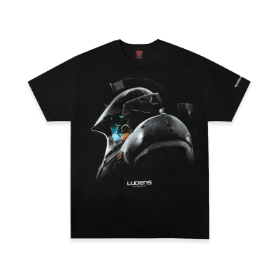Geeks Rule x KOJIMA PRODUCTIONS Ludens Silkscreen Printing T Shirt 02 "Black"