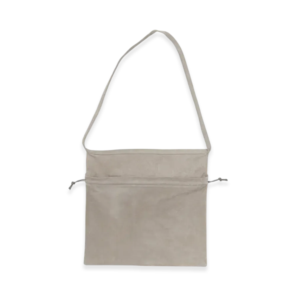 Hender Scheme Red Cross Bag Big "Light Gray"