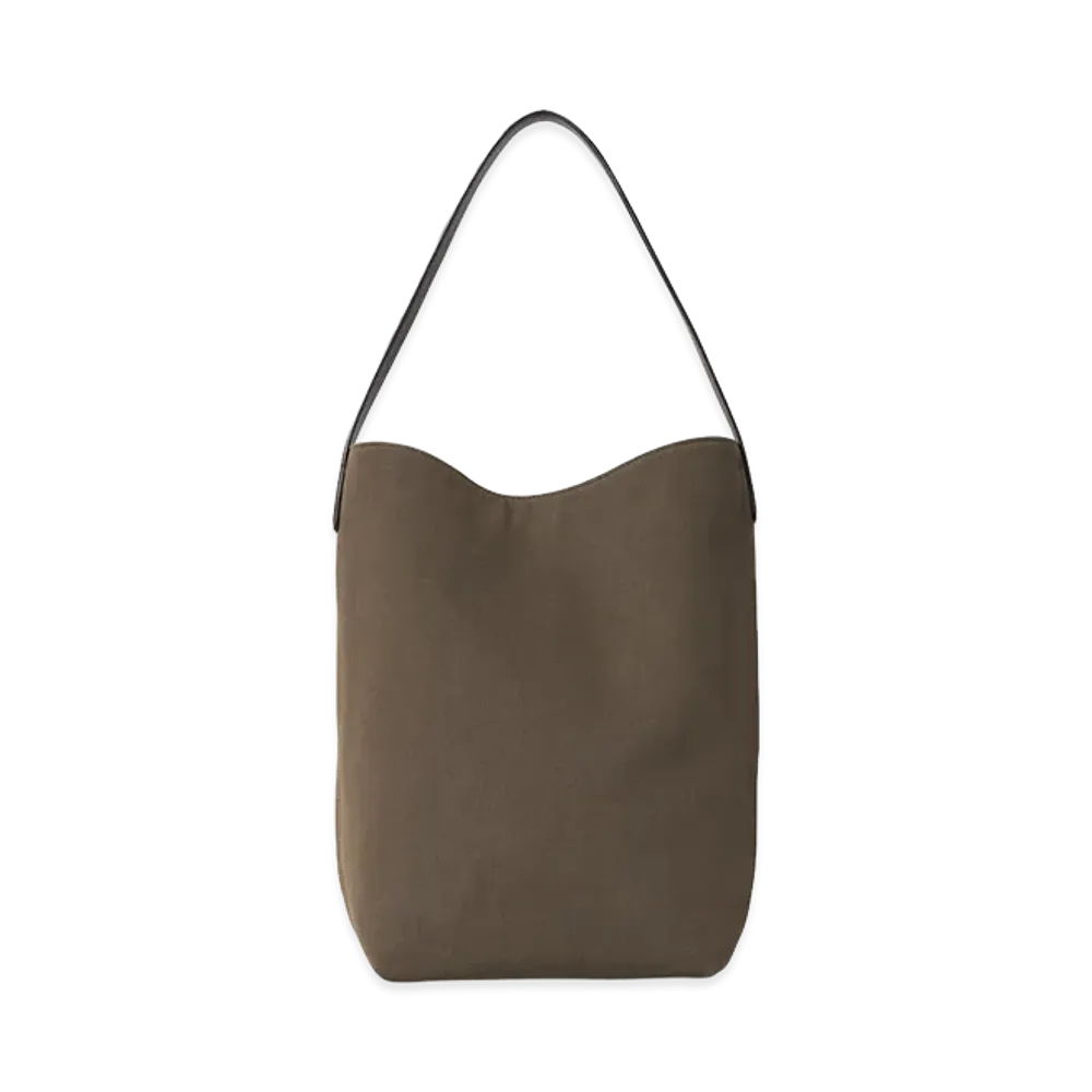 The Row Women's Medium N/S Park Cotton Tote Bag "Taupe"