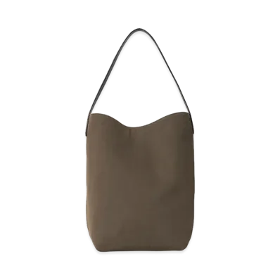 The Row Women's Medium N/S Park Cotton Tote Bag "Taupe"