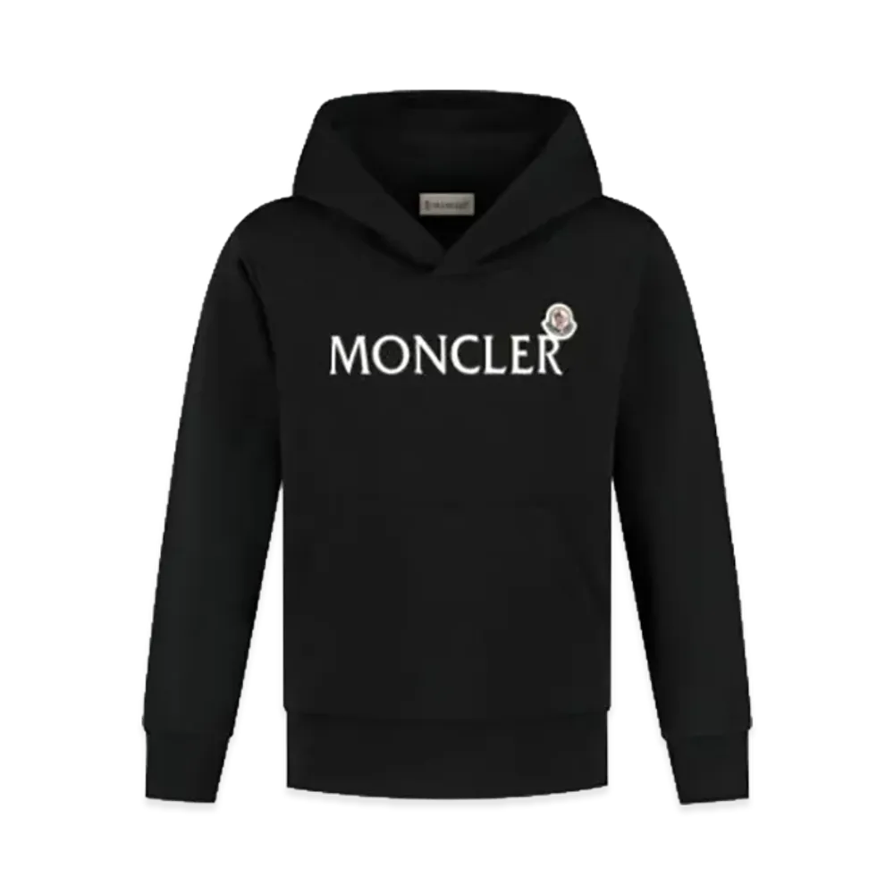 MONCLER Kids Logo Hoodie "Black"