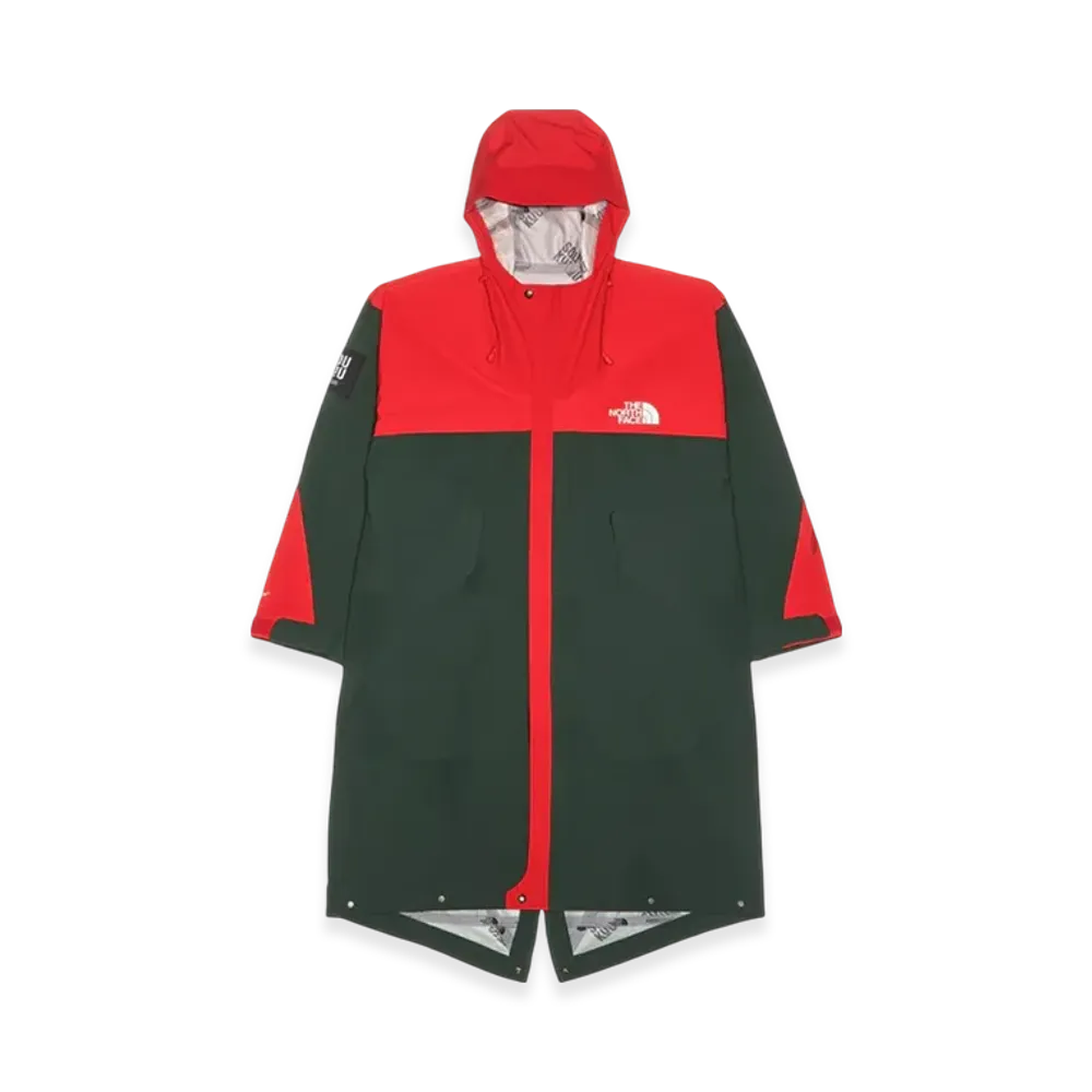 The North Face x Undercover Soukuu Geodesic Shell Jacket "Dark Cedar Green/High Risk Red"