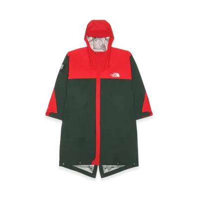 The North Face x Undercover Soukuu Geodesic Shell Jacket "Dark Cedar Green/High Risk Red"