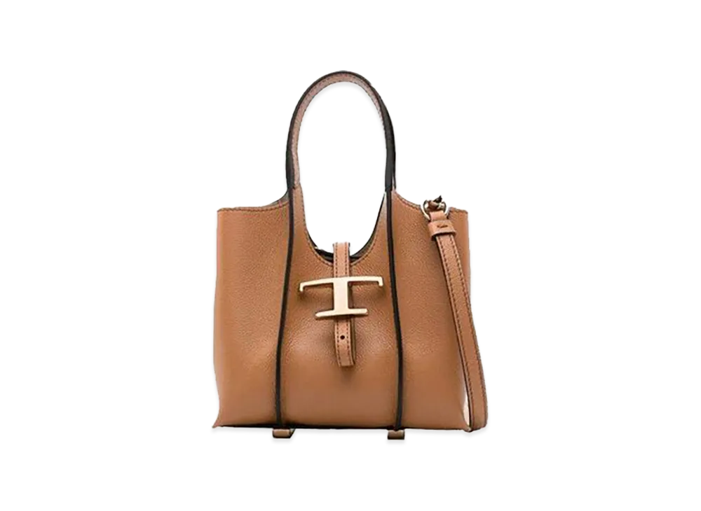 TOD'S T Timeless Micro Bag "Brown"