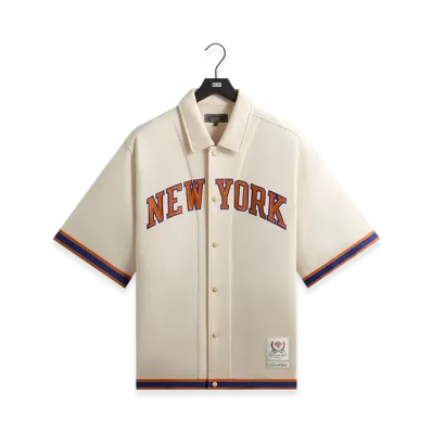 Kith x the New York Knicks Patrick Ewing Woodpoint Shirt "Sandrift"