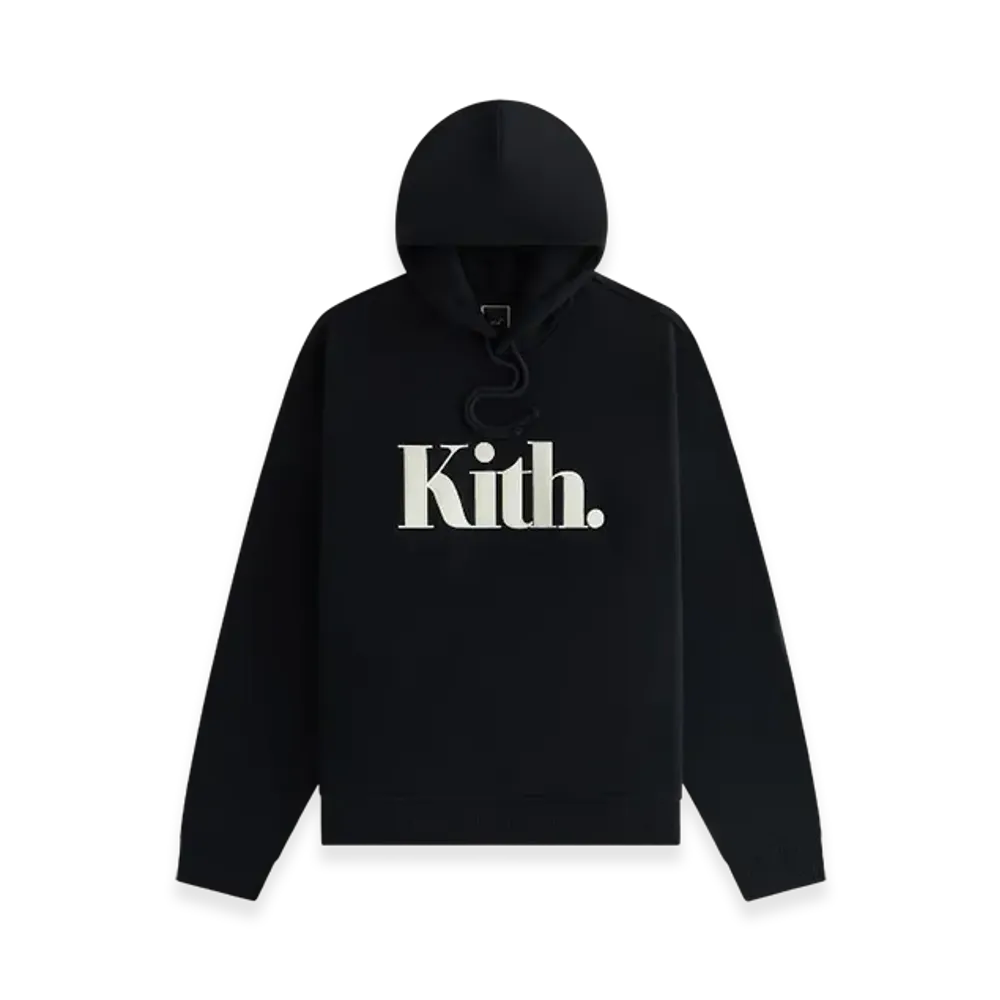 Kith Women's Maverick Punctuated Logo Hoodie "Black"