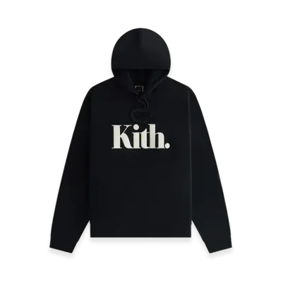 Kith Women's Maverick Punctuated Logo Hoodie "Black"