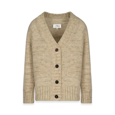 Maison Margiela Women's Botanical Dye Cardigan "Military Green"