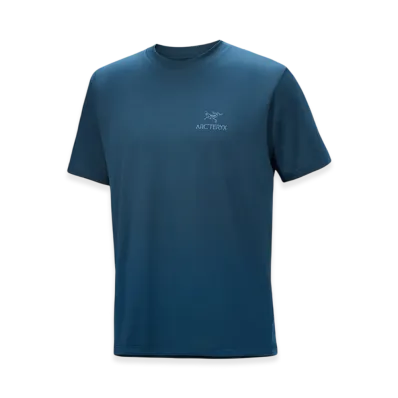 ARC'TERYX Kragg SL Cotton Bird Word SS Men's "Nightscape/Lt Night" X000009535