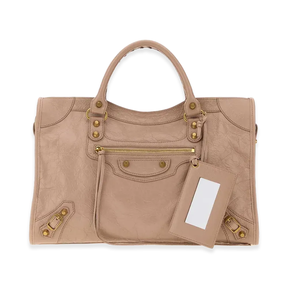 BALENCIAGA Women's Le City Bag M Handbag "Pink"