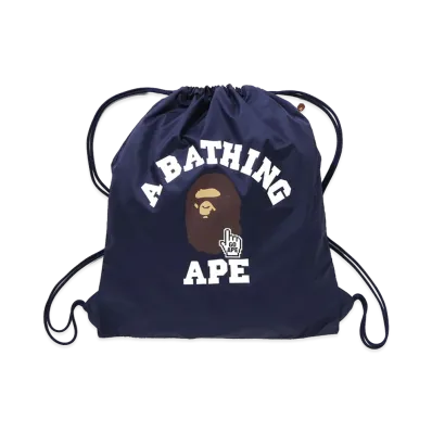 A BATHING APE Go Ape Pointer College Knapsack "Navy"